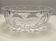Large moulded crystal bowl