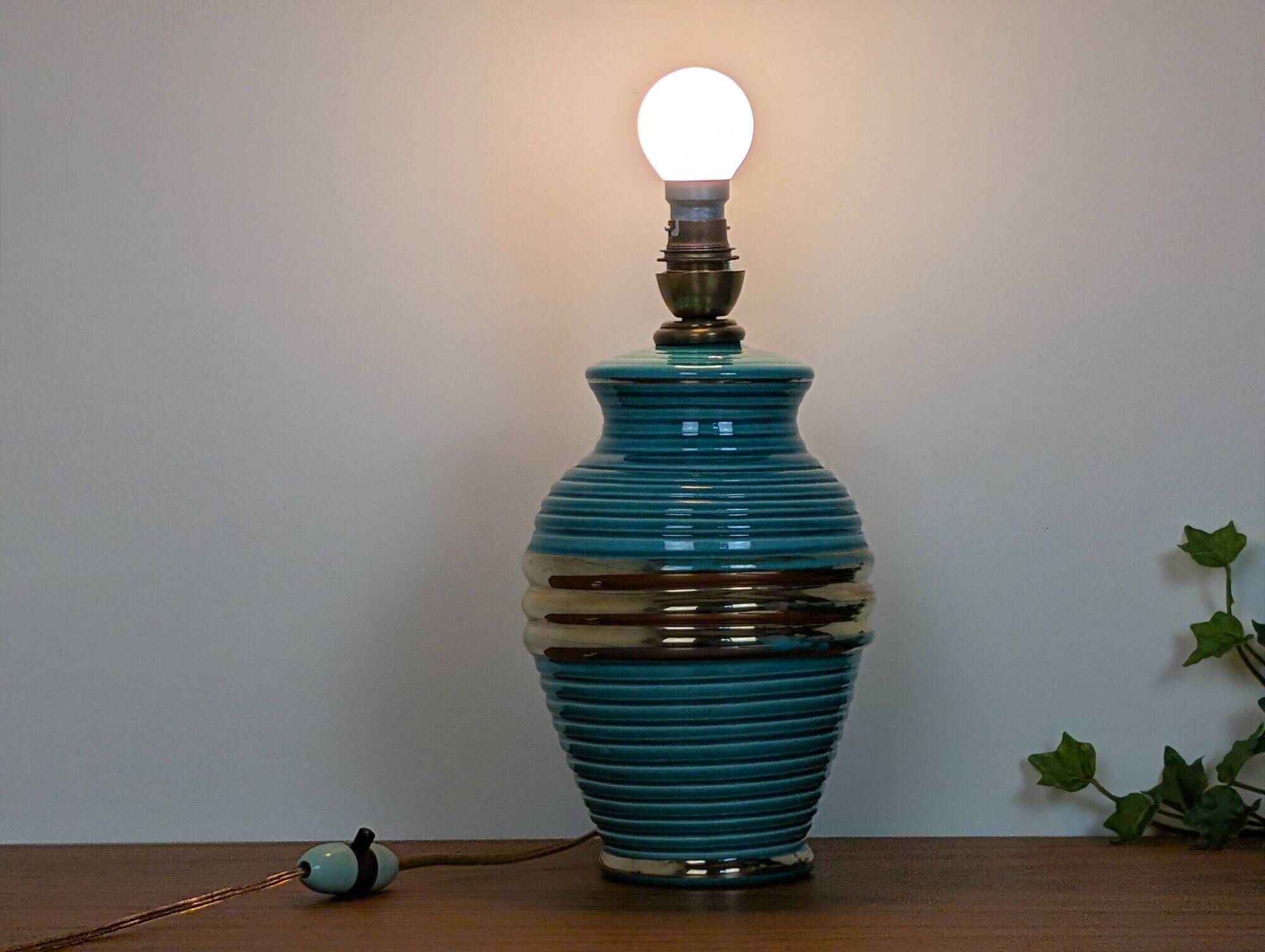 Art Deco lamp base