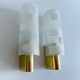 Vintage brass and glass sconces, 1970s, set of 2