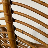 Pair of rattan armchairs