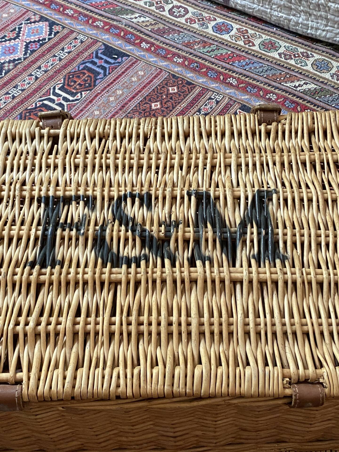 Wicker basket Fortnum & Mason