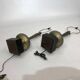 Pair Of Brass Oriental Style Table Lamps Mid Century 1960s Hollywood