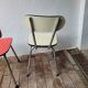 5 Red and Pale Green Formica Chairs – Vintage Retro