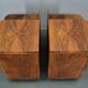 1935s Pair of Art Deco Bedside Tables, Czechoslovakia