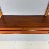 Poul Cadovius mid-century modern modular teak wall unit shelving for Cado, 1960