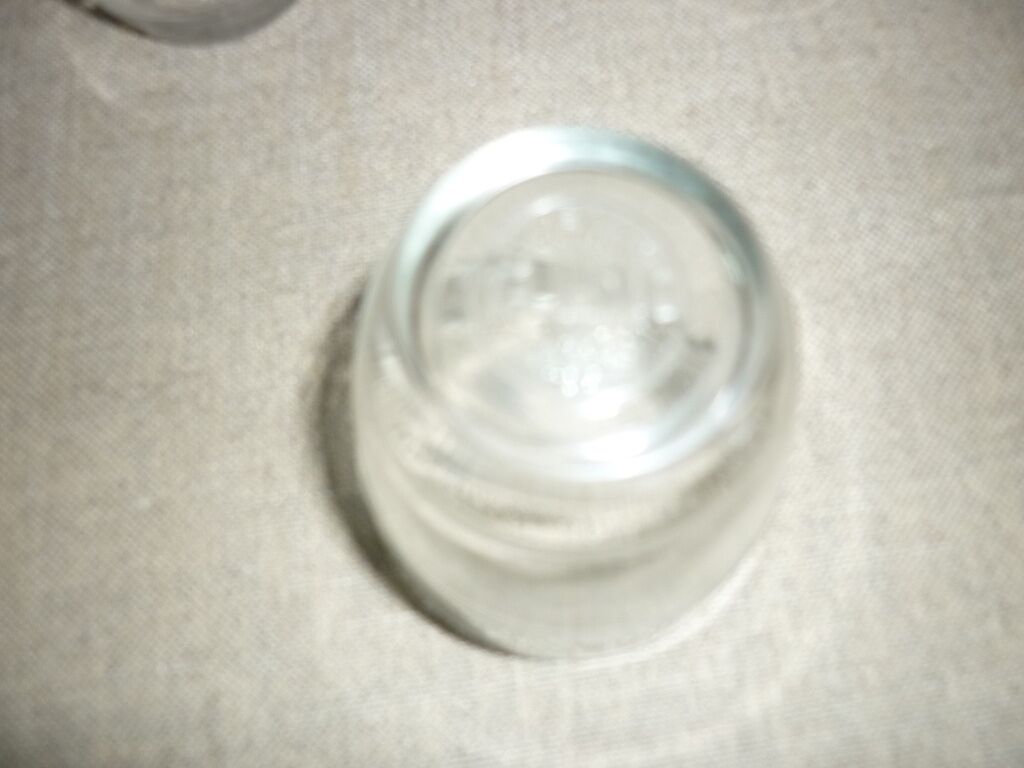 Small transparent Duralex glass x3