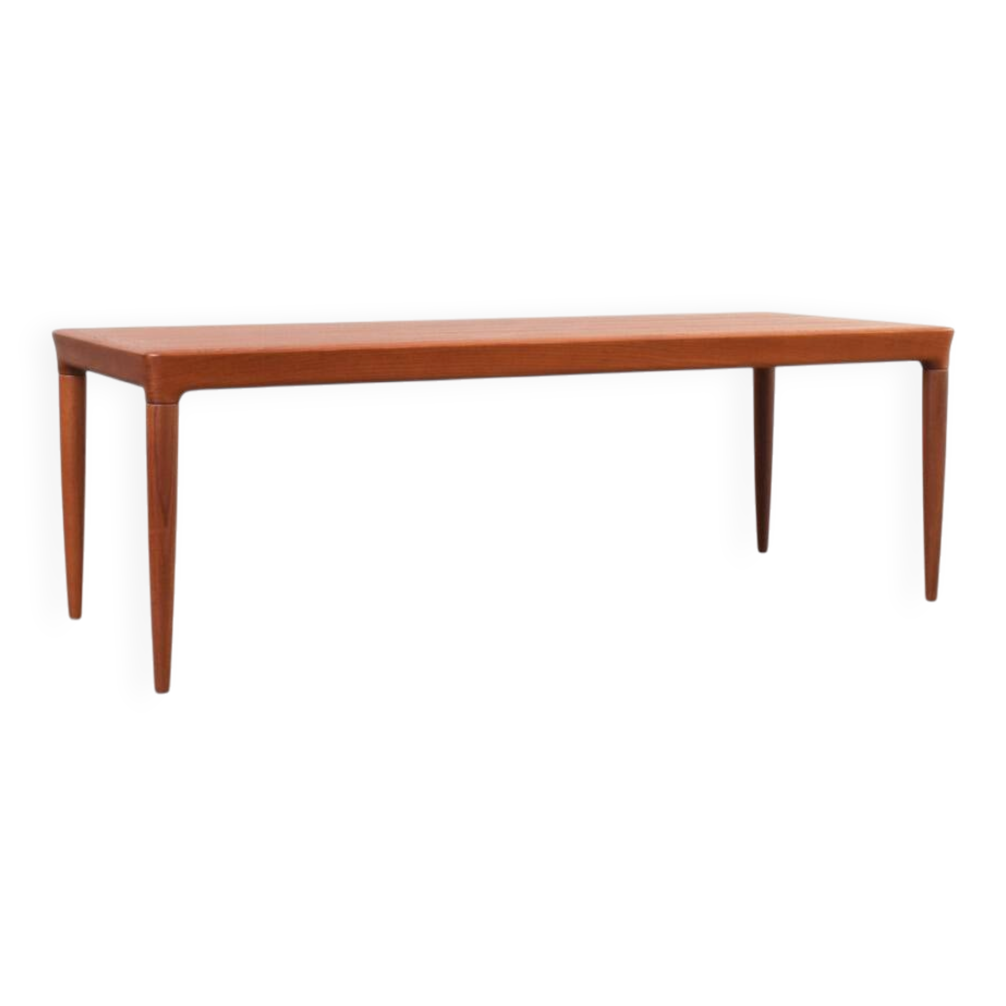 Table basse en teck danois du milieu du siècle par Johannes Andersen pour CFC Silkeborg