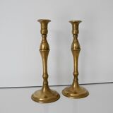 Bougeoirs en laiton