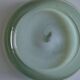 60's pocket tray Murano glass light green Italy
