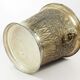 Champagne bucket in brass regrowth silver with lion handles, 1900s