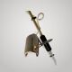 Cielo and Terra Vintage Floor Lamp Goffredo Reggiani Sky Francesco Fois 1973