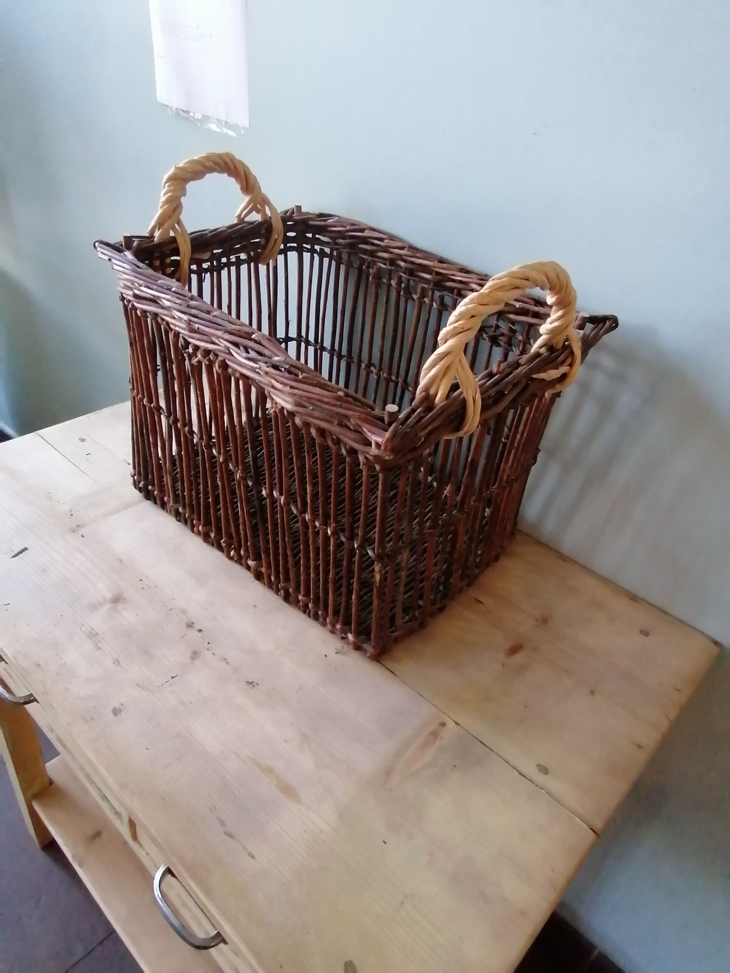 Wicker basket, rattan