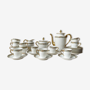 Limoges tea and coffee service Chabrol & Poirier (23)