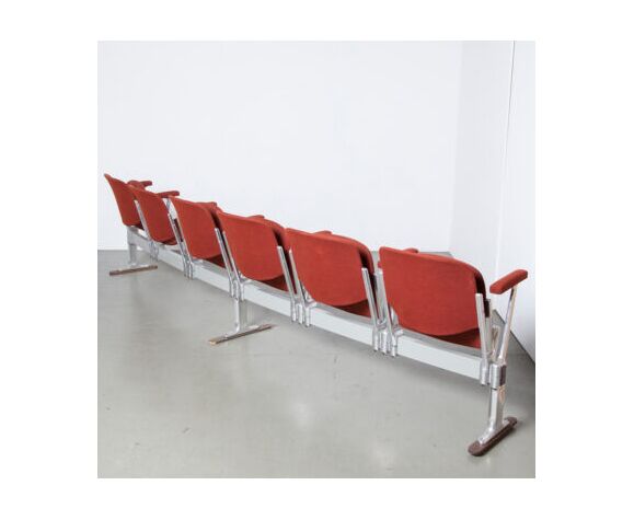 Banc Castelli Piretti Axis 3000 6 places rouge