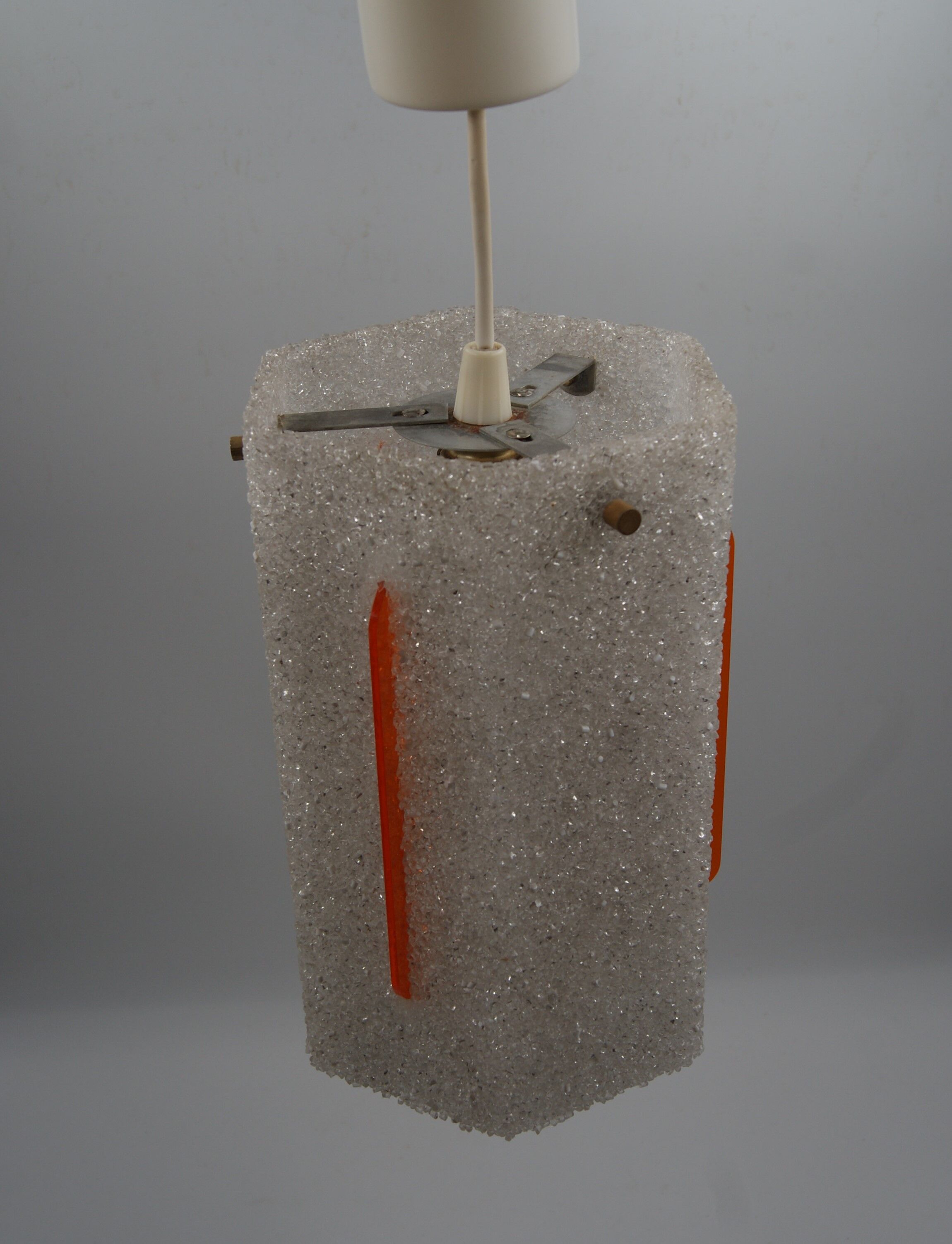 Perspex vintage pendant lamp