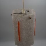 Perspex vintage pendant lamp