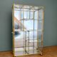 Vitrine vintage en verre et laiton