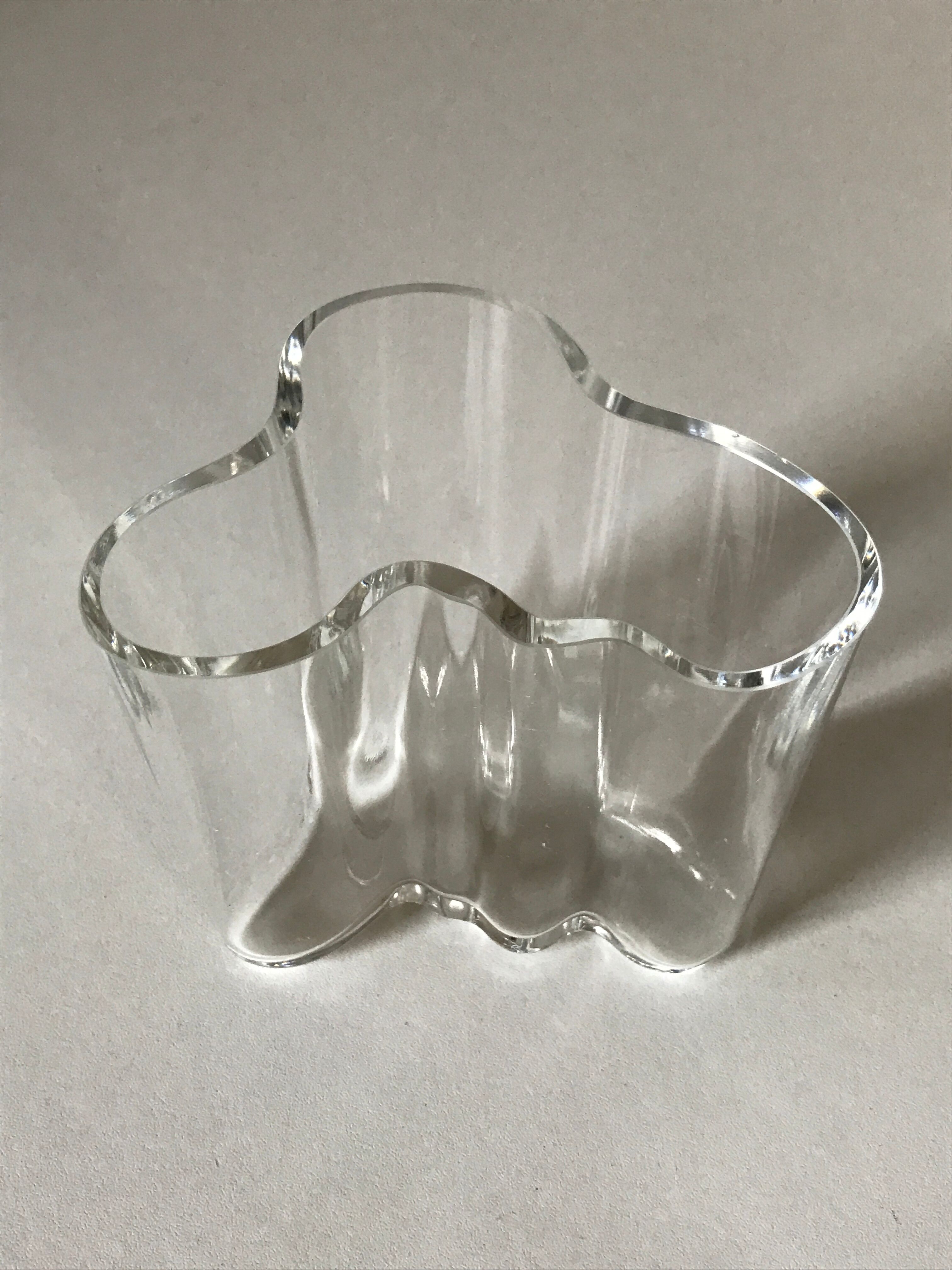 Vase Savoy d'Alvar Aalto, années 60