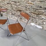 Set of Souvignet folding chairs