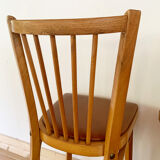 Pair of Baumann bistro chairs