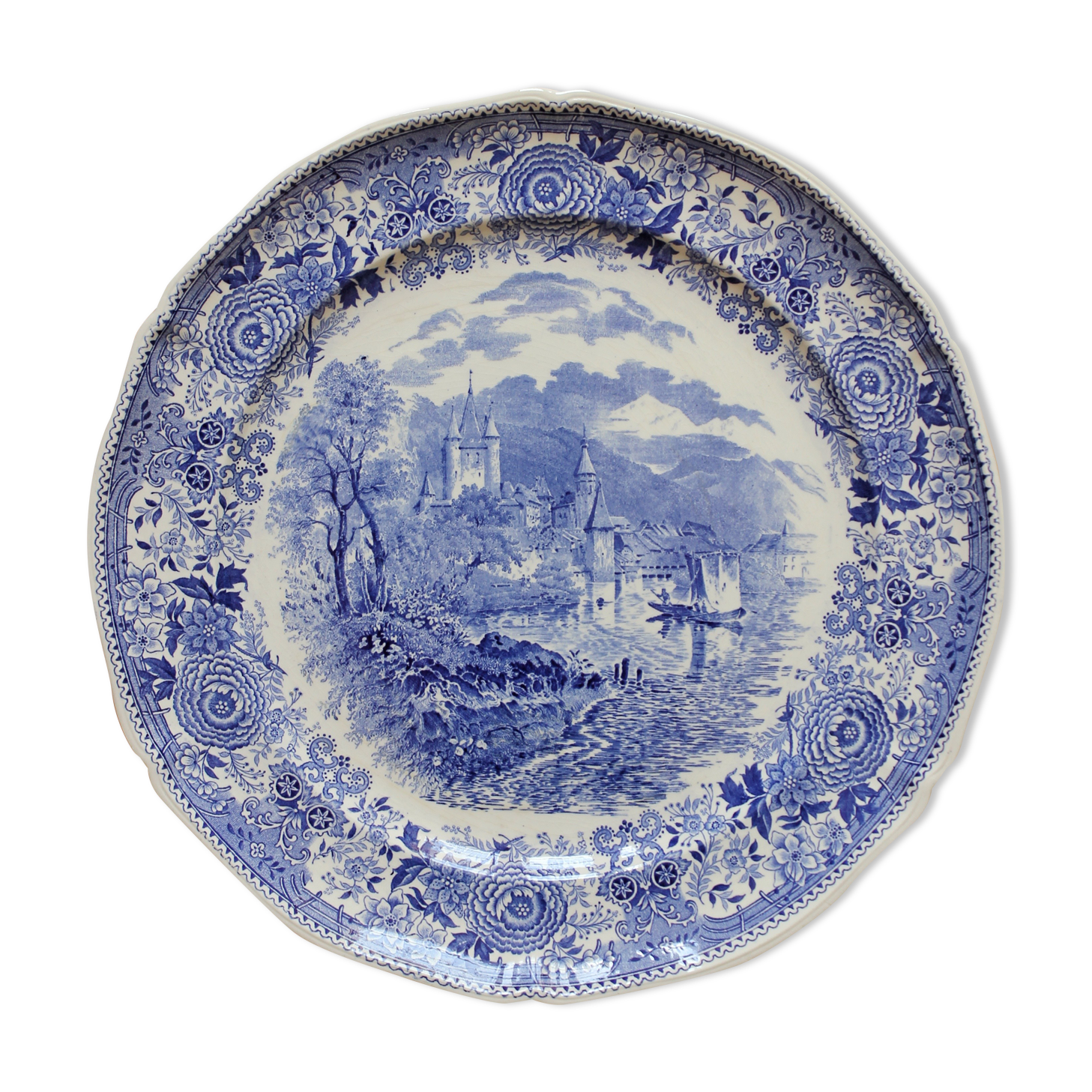 Vintage Villeroy and Boch "Burgenland" earthenware round dish