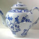 Rare teapot art nouveau 1880 creil montereau model japan
