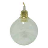 Bubbled glass pendant light