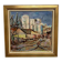 Original Swedish Oil On Canvas – “Cityscape” – Dated 1965 – Vintage & Framed – 68 × 68 Cm (26.8" × 26.8")