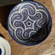 Coupe marocaine en céramique bleu de Fès D28