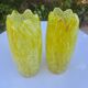 Pair of blown glass vases Clichy Legras