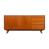 Wooden row by Jiroutek for Interier Praha, U-460, 1960