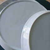 6 St Amand oyster/shellfish slushie plates, 1950s