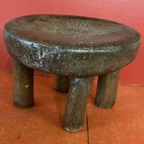 Old African wooden stool