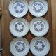 6 assiettes plates Badonviller Bagatelle