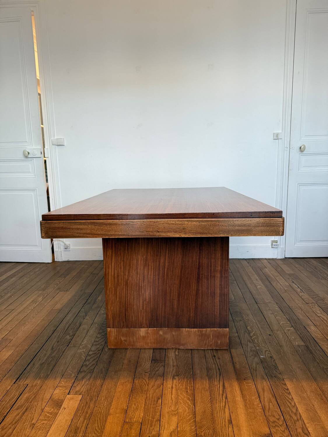 Art Deco solid wood dining table