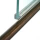 Set of 3 nesting tables in tempered glass and rosewood, Gallotti