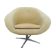 60s design swivel shell chair