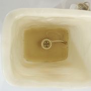 Lampe "Herbier" en cire vintage