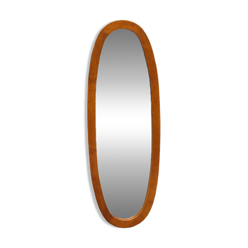 Oval wall mirror 120 x 42 cm