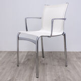 Bigframe 44/440 chair from alias with armrests and mesh white