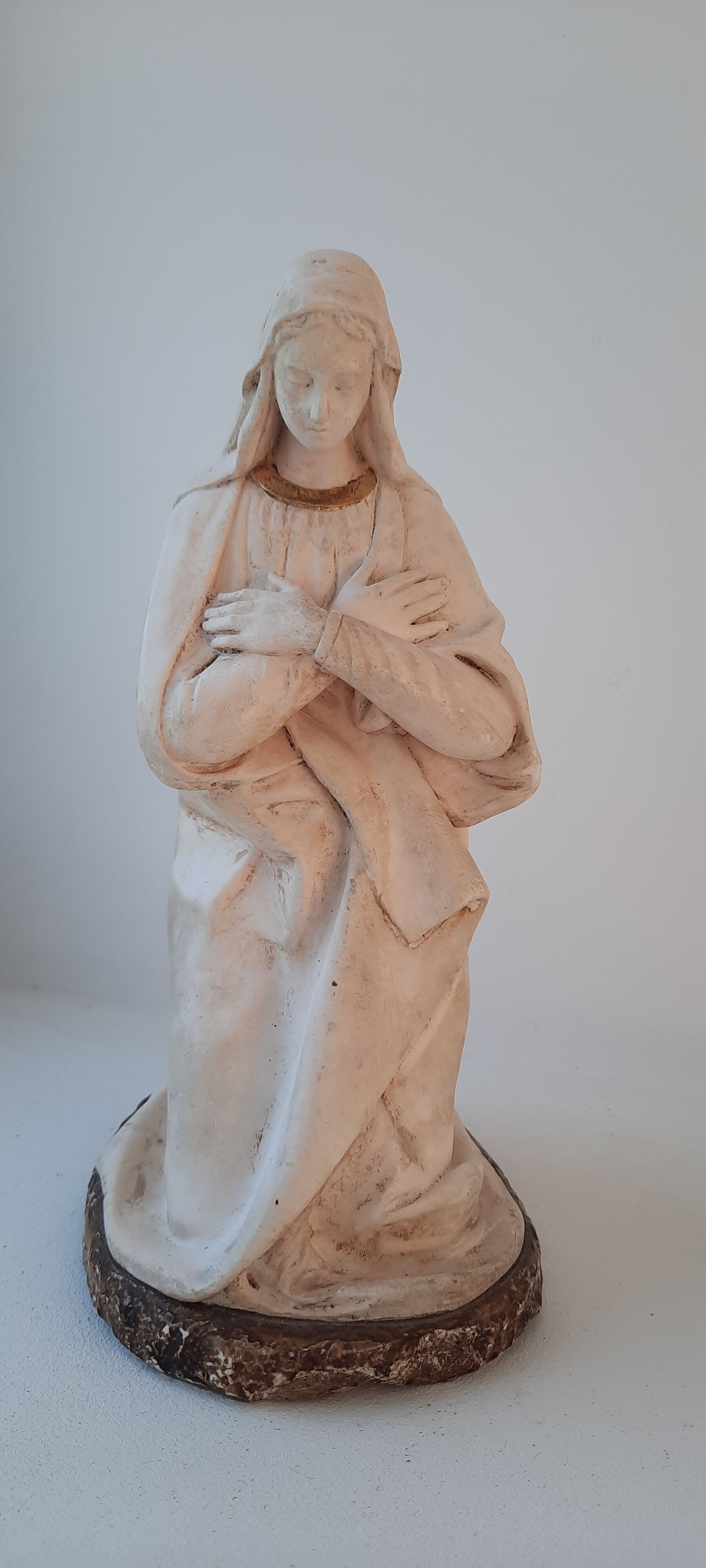 Virgin in plaster
