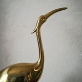 Heron or brass ibis on Plexiglas base