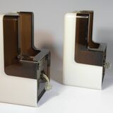 Pair of 1970s design wall lights