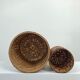 Lot of two wicker baskets