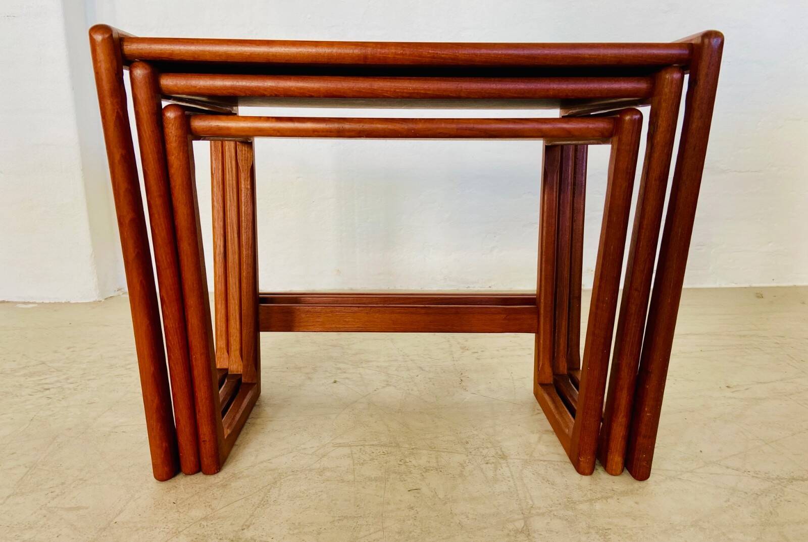 Vintage Danish mid-century retro Kai Kristiansen nesting tables 1960s