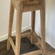 Vintage Oak Workbench Stool