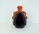 exceptional CANDLE HOLDER bay ceramic model no. 319 25 orange and black