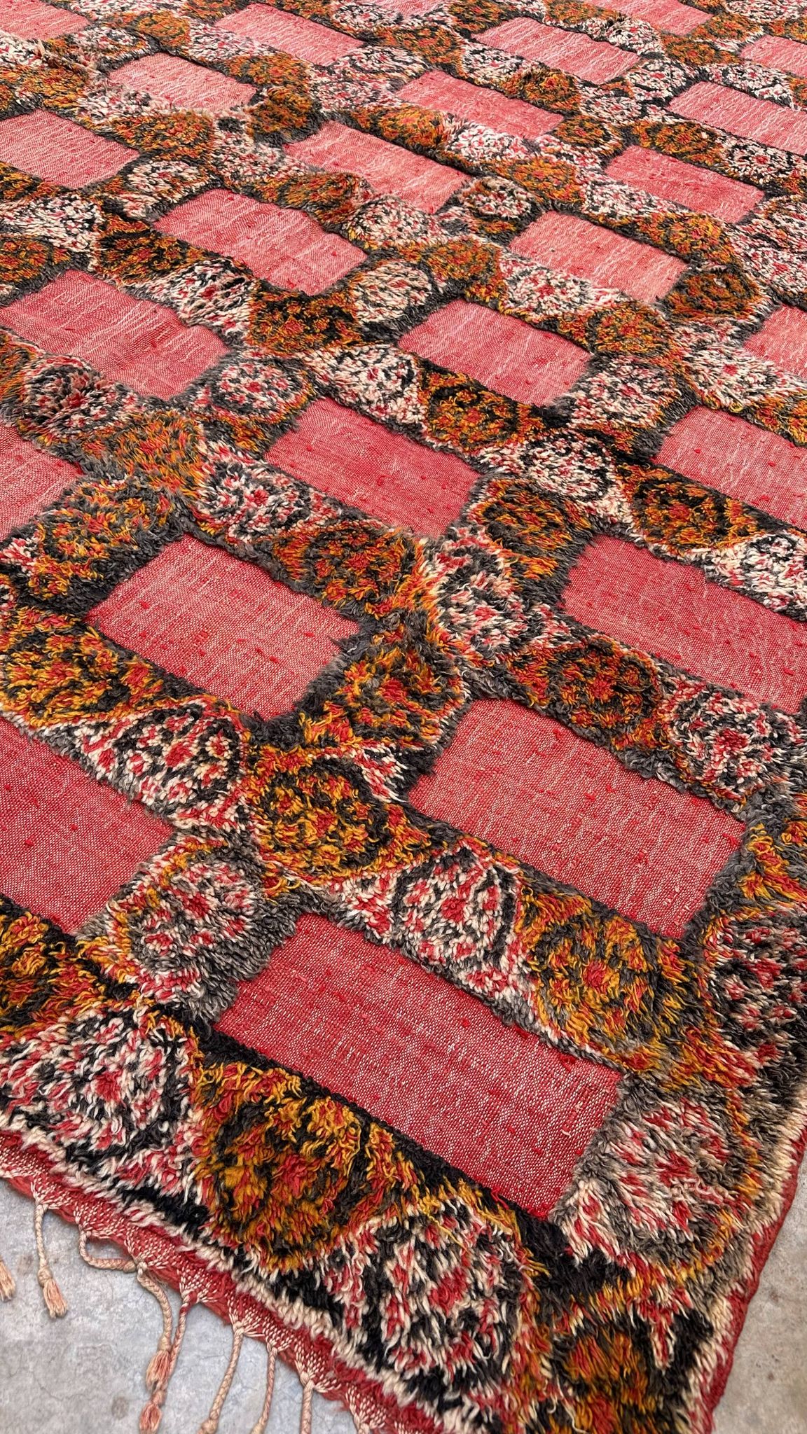Tapis marocain kilim zayan - 249 x 191 cm