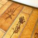 Roger Capron coffee table in glazed ceramic and dark wood 1950s'