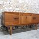 Vintage teak Scandinavian-style sideboard by Jentique